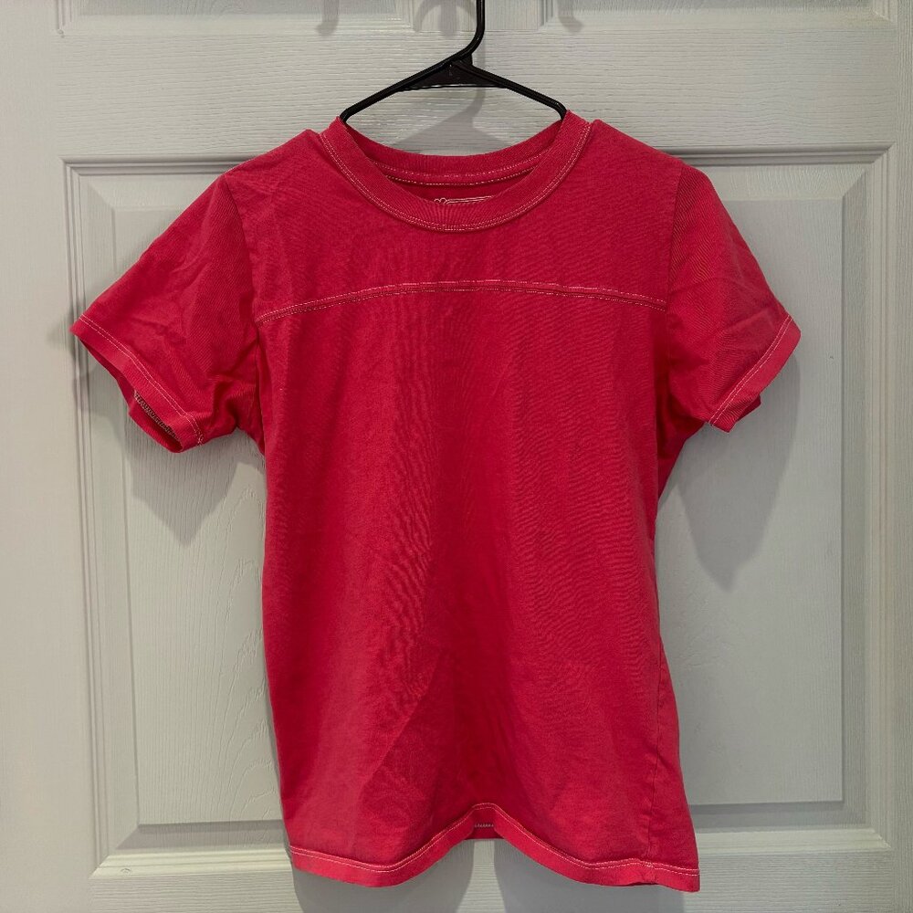 Big Bud Press Jr. Varsity Tee, Hot Pink, XXS